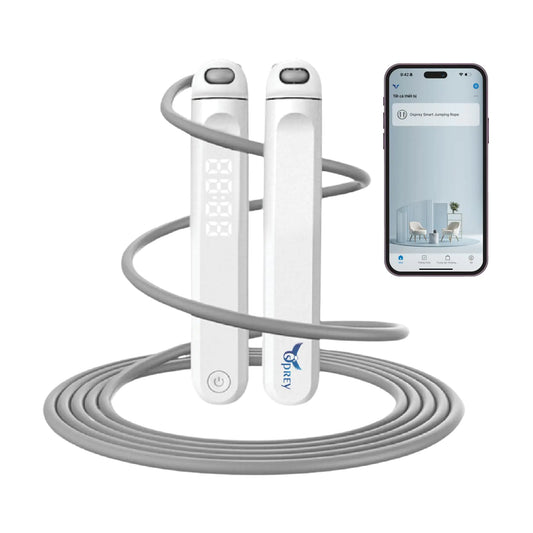 Osprey Smart Jump Rope – Adjustable Digital Counting Rope with Cordless Mode & Vibration Alerts