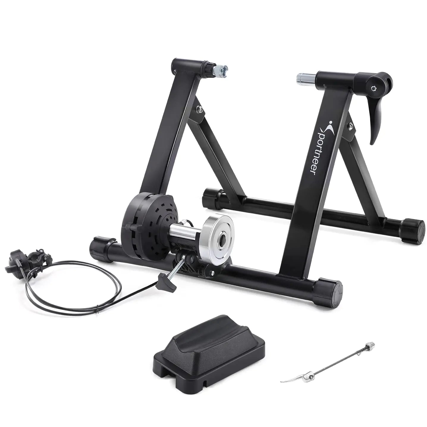 Magnetic Bike Trainer Stand – Indoor Cycling Accessory with Noise Reduction & 8 Resistance Levels