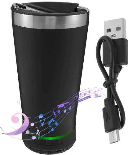500ML Smart Water Bottle – Stainless Steel Leak-Proof Music with Bluetooth Function