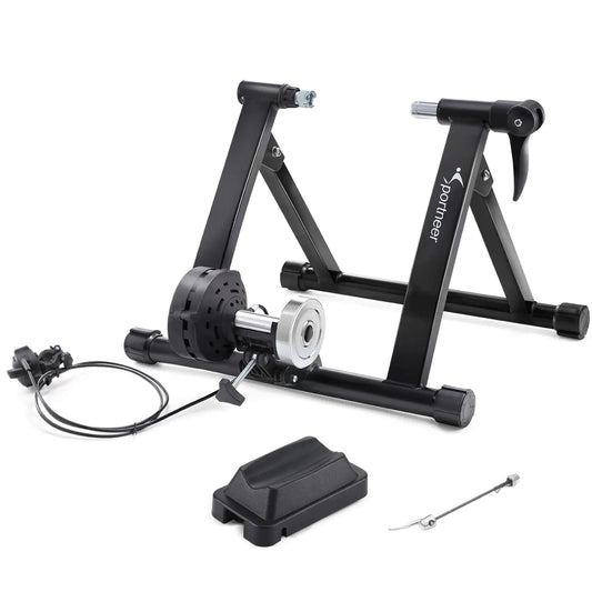 Magnetic Bike Trainer Stand – Indoor Cycling Accessory with Noise Reduction & 8 Resistance Levels