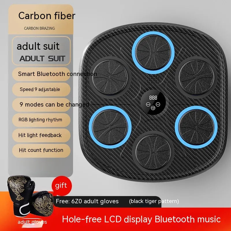 Music Boxing Target Wall Fitness Equipment β Rhythm Training with Sound-Responsive Impact Zones