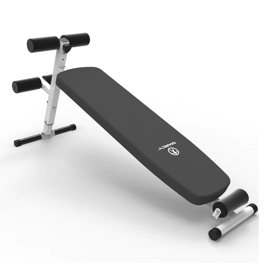 Portable Weight Bench – Adjustable Slant Board with Headrest for Home Workouts