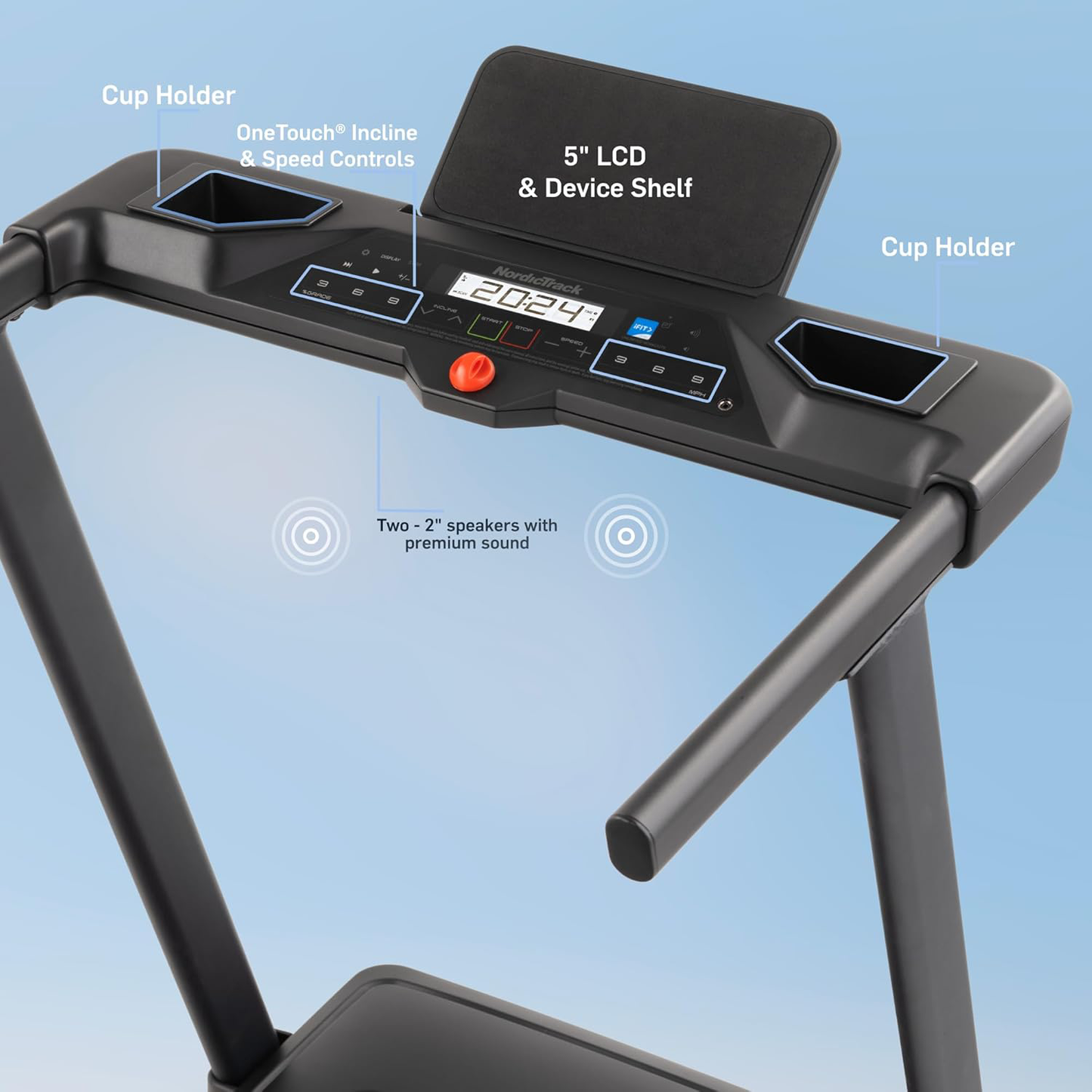 NordicTrack T Series 5 Treadmill β Compact Power for Home Fitness