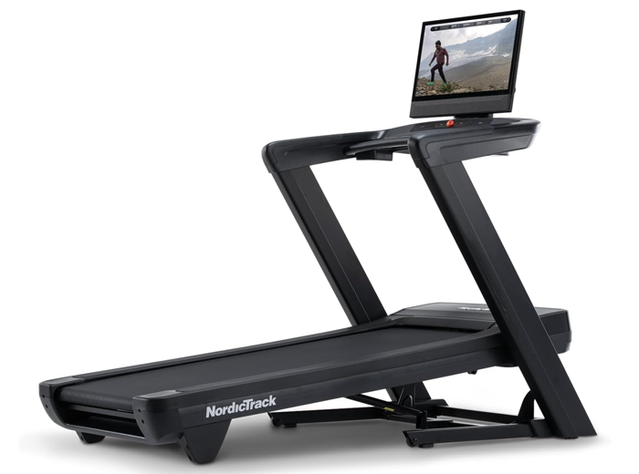 NordicTrack Commercial Treadmill with 24" Pivoting Touchscreen – Premium Foldable Cardio Machine