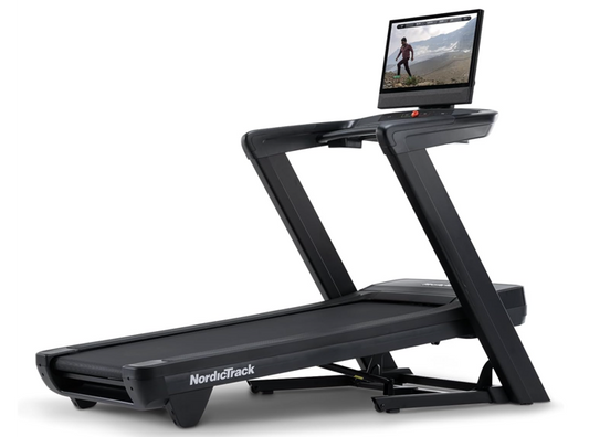 NordicTrack Commercial Treadmill with 24" Pivoting Touchscreen – Premium Foldable Cardio Machine
