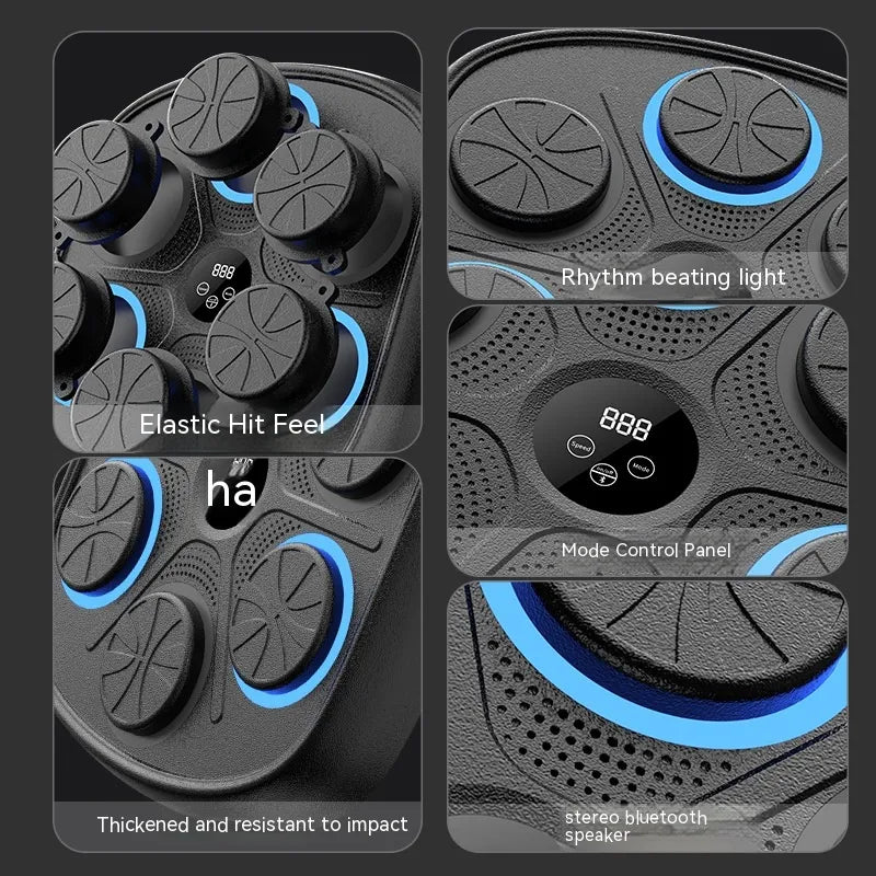 Music Boxing Target Wall Fitness Equipment β Rhythm Training with Sound-Responsive Impact Zones