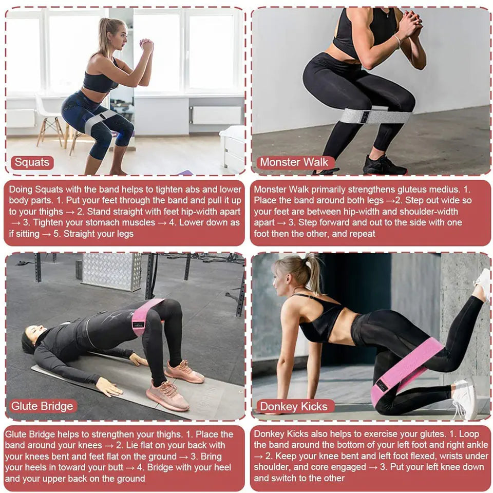 Fitness Elastic Yoga Resistance Bands β Strength, Flexibility & Full-Body Toning Anywhere