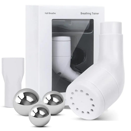Breathing Exercise Device for Lungs – Steel Ball Lung Trainer for Capacity, Mucus Relief & Drug-Free Therapy
