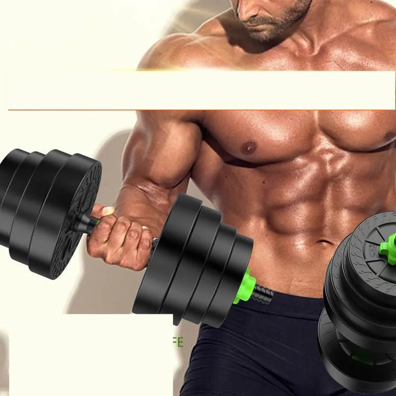 Detachable Home Fitness Dumbbell โ Adjustable Weight Training from 10kg to 40kg