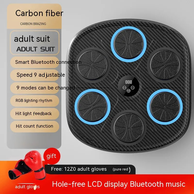 Music Boxing Target Wall Fitness Equipment β Rhythm Training with Sound-Responsive Impact Zones