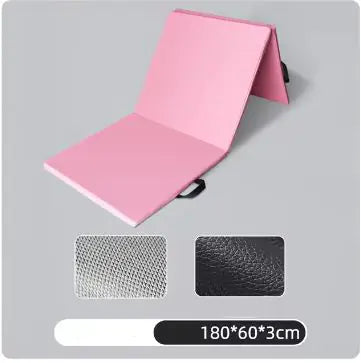 Triple Fold Fitness Mat β Cushioned Support for Yoga, Gymnastics & Home Workouts