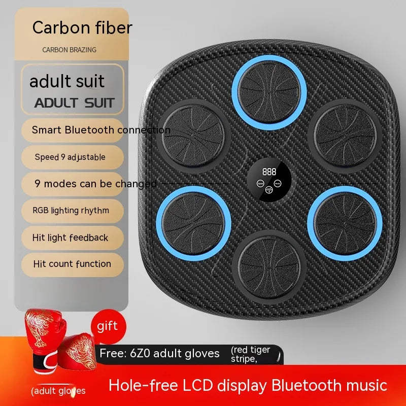 Music Boxing Target Wall Fitness Equipment β Rhythm Training with Sound-Responsive Impact Zones