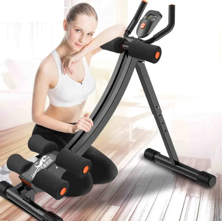 Abdominal Tucker Fitness Device – Foldable Belly Wheel for Core Strength at Home or Office