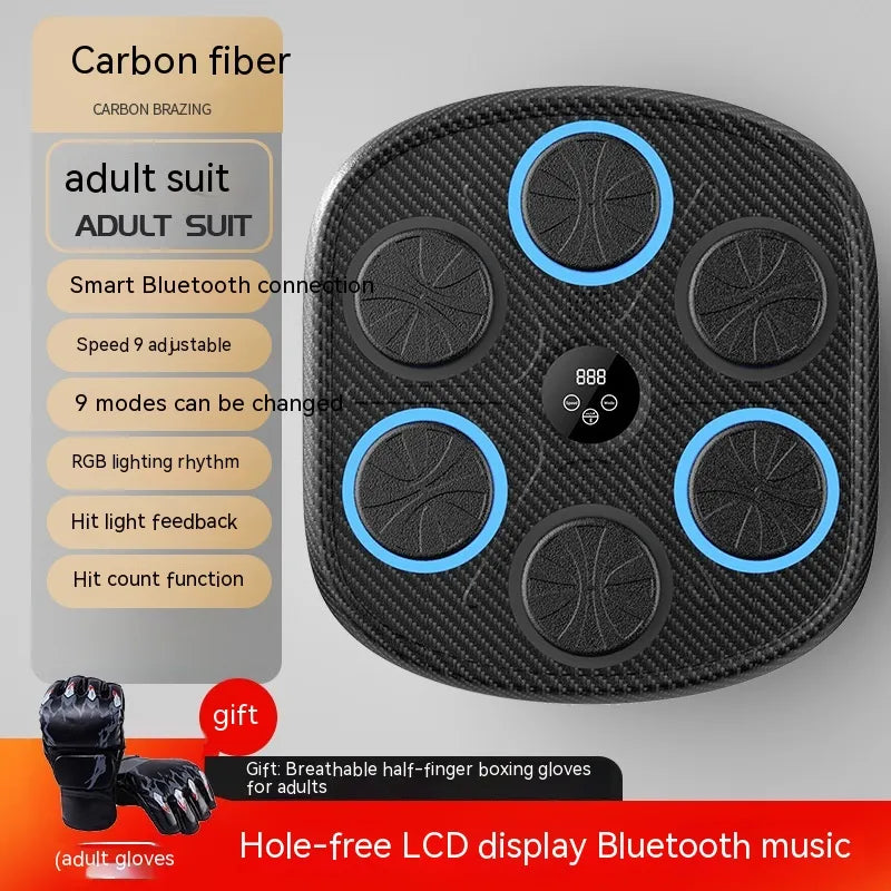 Music Boxing Target Wall Fitness Equipment β Rhythm Training with Sound-Responsive Impact Zones