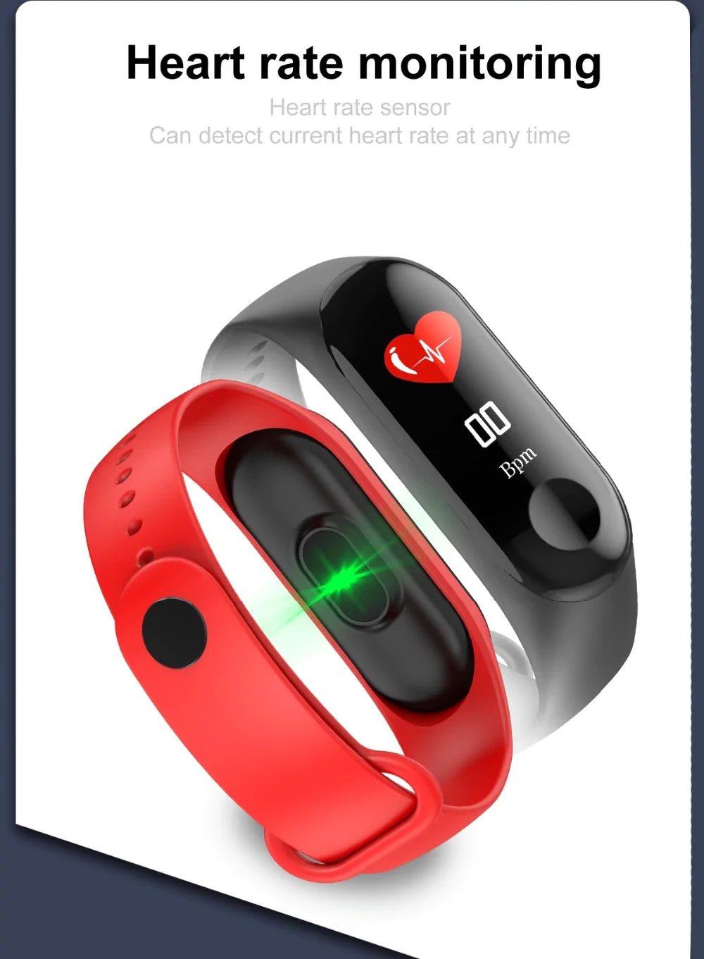 Smart Fitness Bracelet – Real-Time Health & Activity Tracker for Daily Wellness