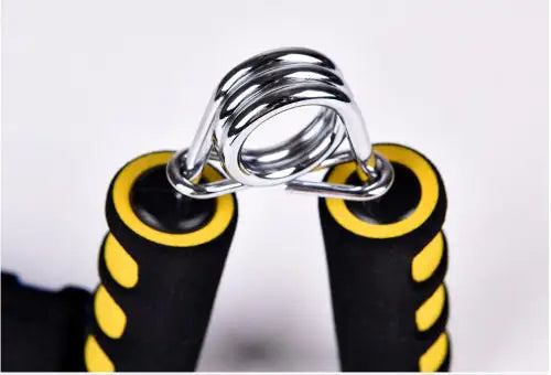 Fitness Hand Gripper – Strength Trainer with Soft Sponge Handle & Chrome Spring