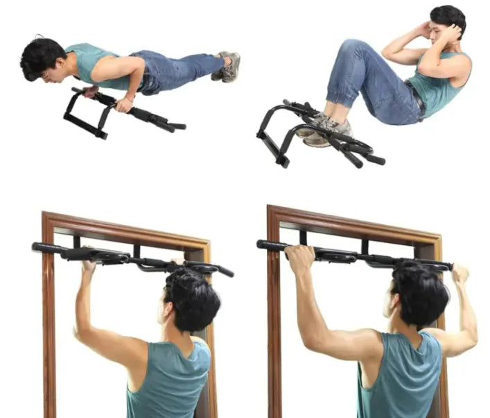 FIT Pro Door Gym – Multi-Function Pull-Up Bar with 12 Grip Positions