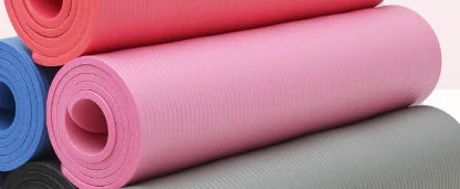 Widened Non-Slip Fitness Mat – Extra Space & Comfort for Yoga, Stretching & Floor Workouts