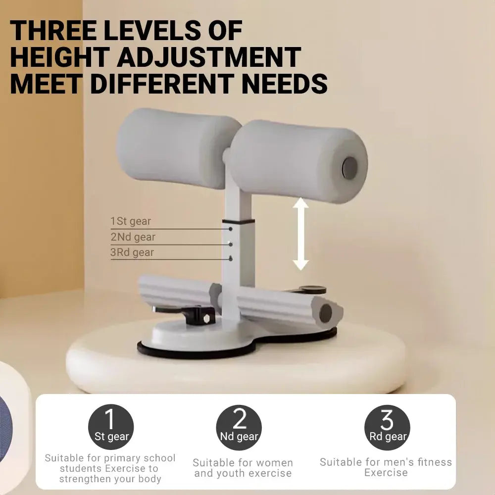 Portable Sit-Up Bar with Suction Base