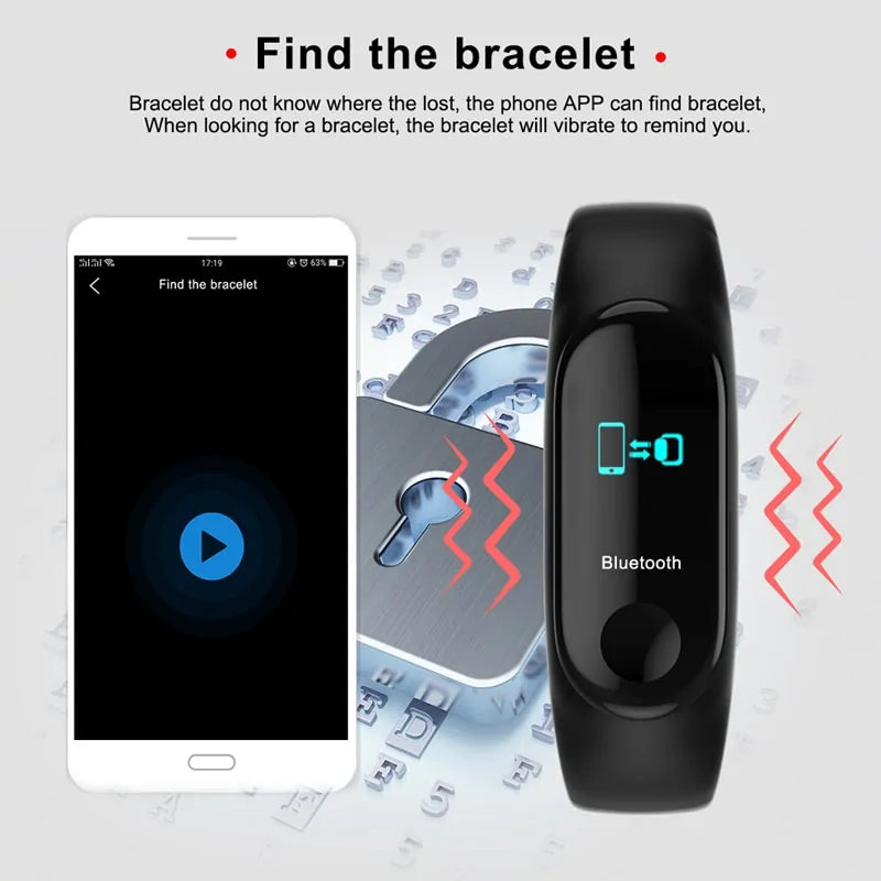 Smart Fitness Bracelet – Real-Time Health & Activity Tracker for Daily Wellness