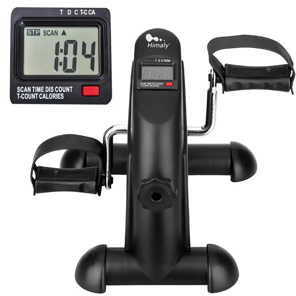 Mini Exercise Bike – Under Desk Pedal Exerciser for Arms & Legs with LCD Screen