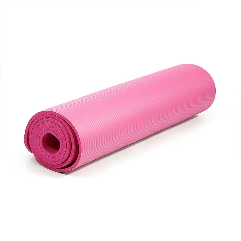 Widened Non-Slip Fitness Mat – Extra Space & Comfort for Yoga, Stretching & Floor Workouts