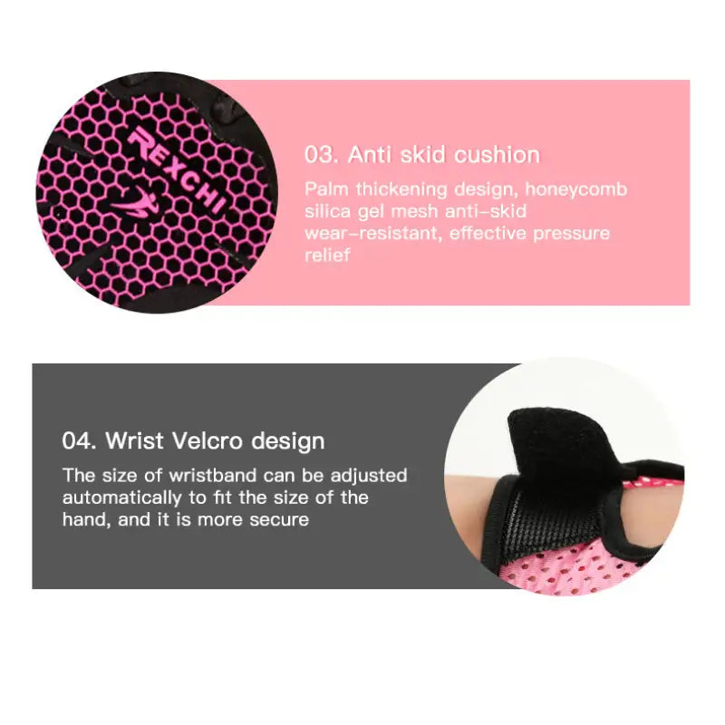 Fitness Sport Gloves – Breathable, Padded Training Gloves for Lifting, Cardio & Cross Training